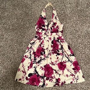 Kristin Davis halter dress
